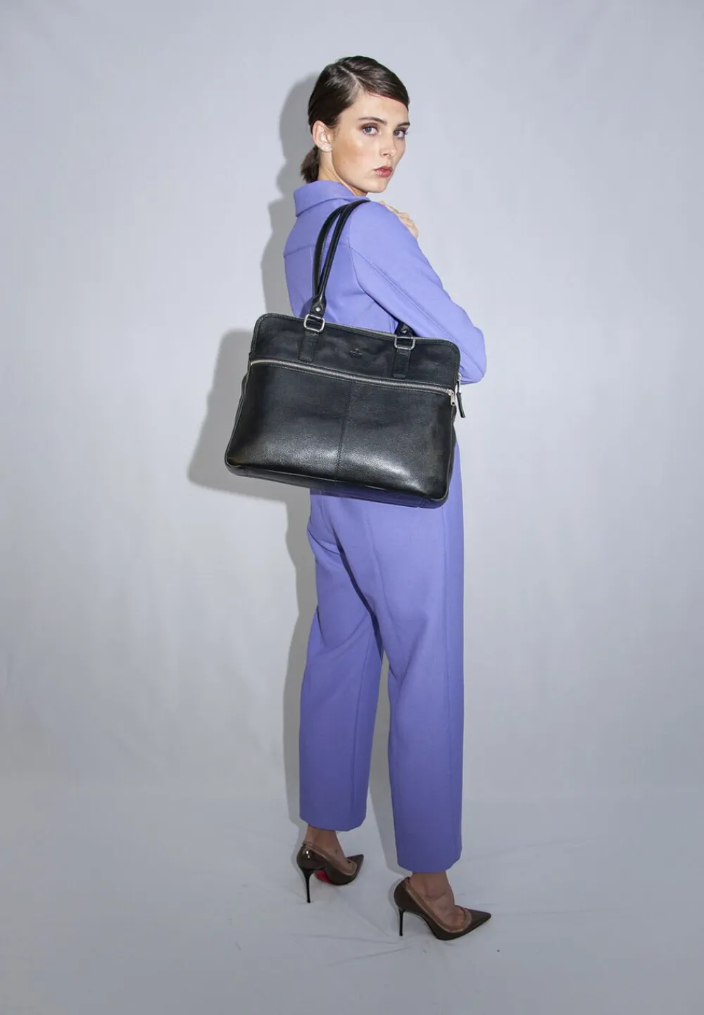 Dame ADAX Napoli håndtaske Gerda 14"