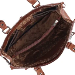 ADAX Napoli working bag Lulu 14 Caramel