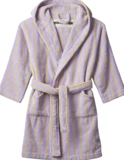 Bongusta Naram Kids Bathrobe Lilac & neon yellow Best