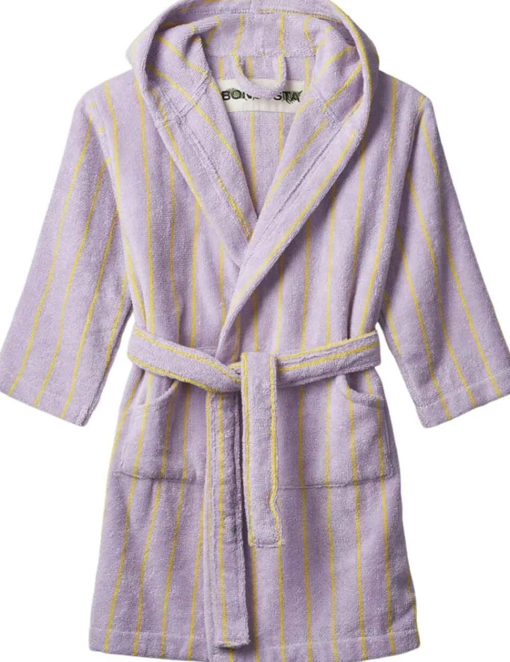 Bongusta Naram Kids Bathrobe Lilac & neon yellow Best