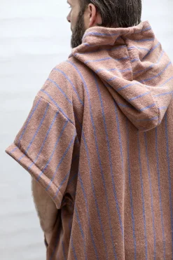 Bongusta Naram Poncho - camel & ultramarine Camel & ultramarine Clearance