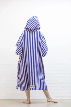 Naram Poncho - dazzling blue & rose><noscript><img width=