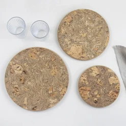 Natural Cork Rund Bordskåner - Small>LIGA Online