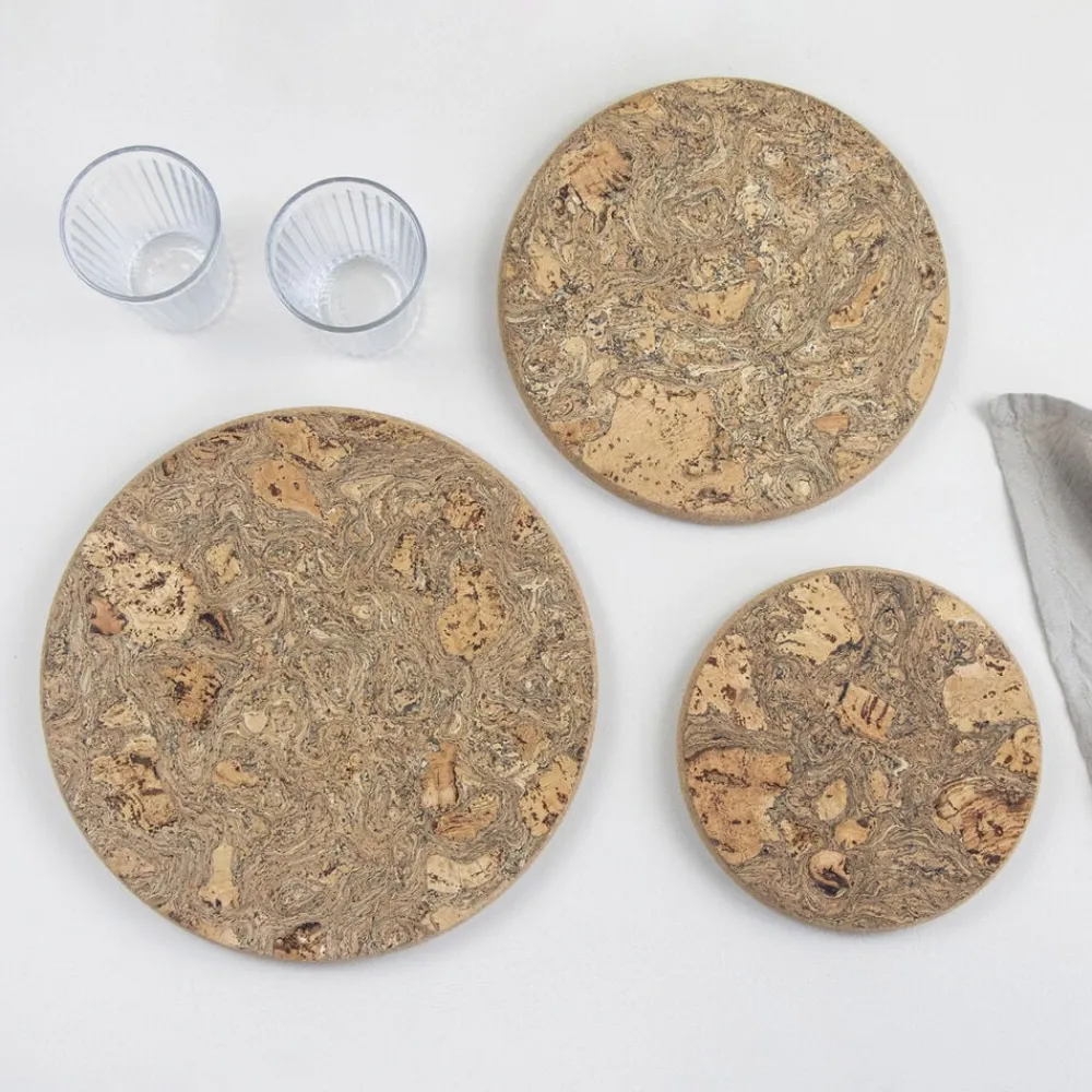 Natural Cork Rund Bordskåner - Small>LIGA Online