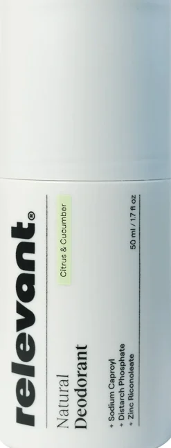 Relevant Natural Deodorant (Citrus & Cucumber) Best