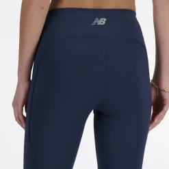 Dame New Balance NB SLEEK POCKET HIGH RISE LEGG