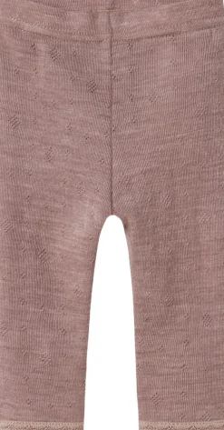 Børn Name It NBFWANG WOOL NEEDLE LEGGING SOLID N