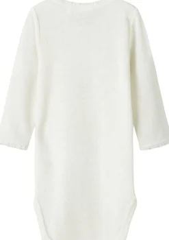 Børn Name It NBFWANG WOOL NEEDLE LS BODY SOLID N