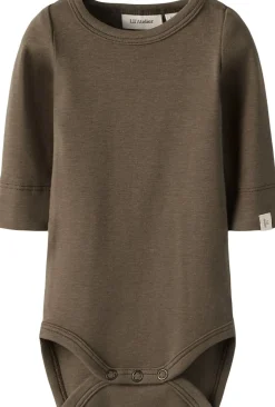 Lil' Atelier NBNGAYO LS SLIM BODY LIL NOOS Shitake Discount