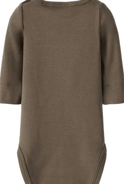 Lil' Atelier NBNGAYO LS SLIM BODY LIL NOOS Shitake Discount