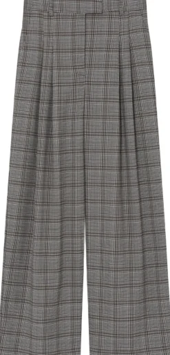 2NDDAY 2ND Mylos - Checked Suiting Taupe gray Clearance