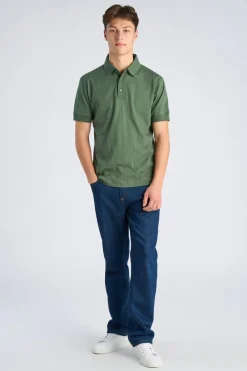 Lindbergh Needle drop polo S/S