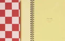 Notem NELA notebook - Medium, Orange check