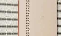 NELA Wirebound Spiral Notebook - Medium, grøn>Notem Outlet