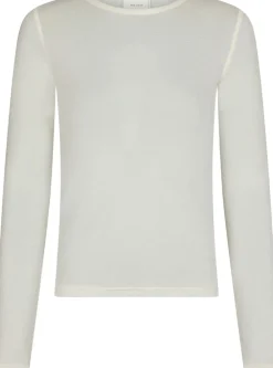 Neo Noir Nella Fine Rib Blouse White