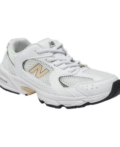 New Balance 530 Kids Bungee Lace Hvid/beige Discount