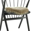 New Zealand Sheepskin, Seat Cover, Long-Wool, Round 34cm>NATURES Collection Online