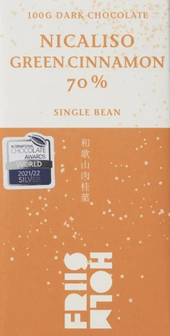 Nicaliso Green Cinnamon 70%, Nicaragua>Friis-Holm Best