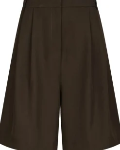 Neo Noir Nika Structure Shorts Dark brown Best
