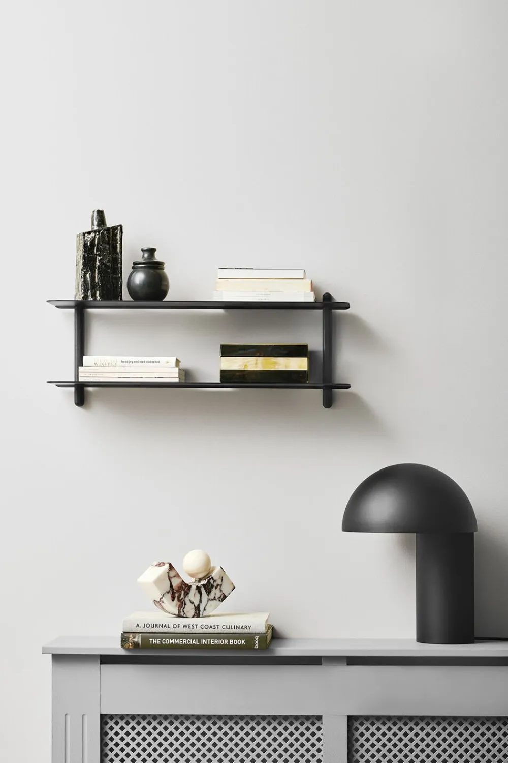 GEJST Nivo hylde F sort ask/ sort Online