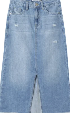 Name It NKFKAT DNM LONG SKIRT 3724-BE NOOS Blå Best