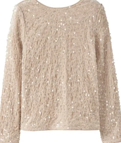 Name It NKFRUSITTA LS BOW BLOUSE Jet stream/black bow