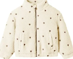 Børn Lil' Atelier NMFNALO SHERPA LOOSE JACKET LIL
