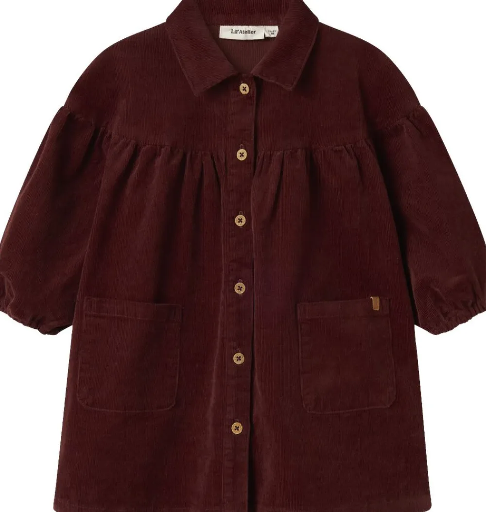 Børn Lil' Atelier NMFOBERT LOOSE LS CORD DRESS 4122-H