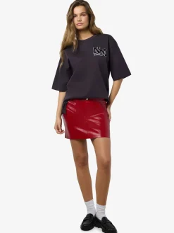 NMKANE NW VINYL SHORT SKIRT><noscript><img width=