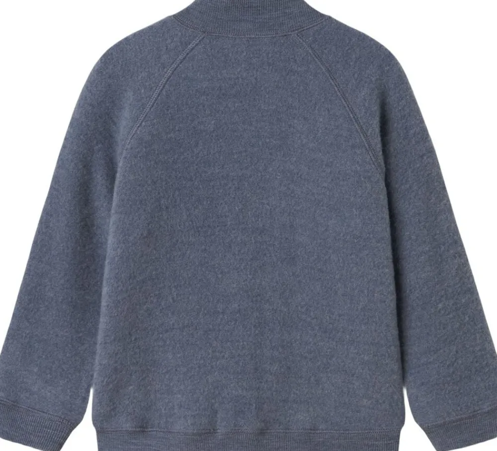 Børn Name It NMMWMINO WOOL BRUSHED LS CARD