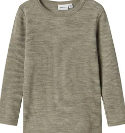 Børn Name It NMNWAX WOOL RIB LS TOP NOOS