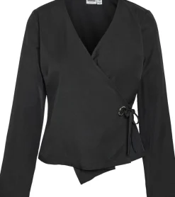 Dame Noisy may NMVICK L/S WRAP EYELET TOP