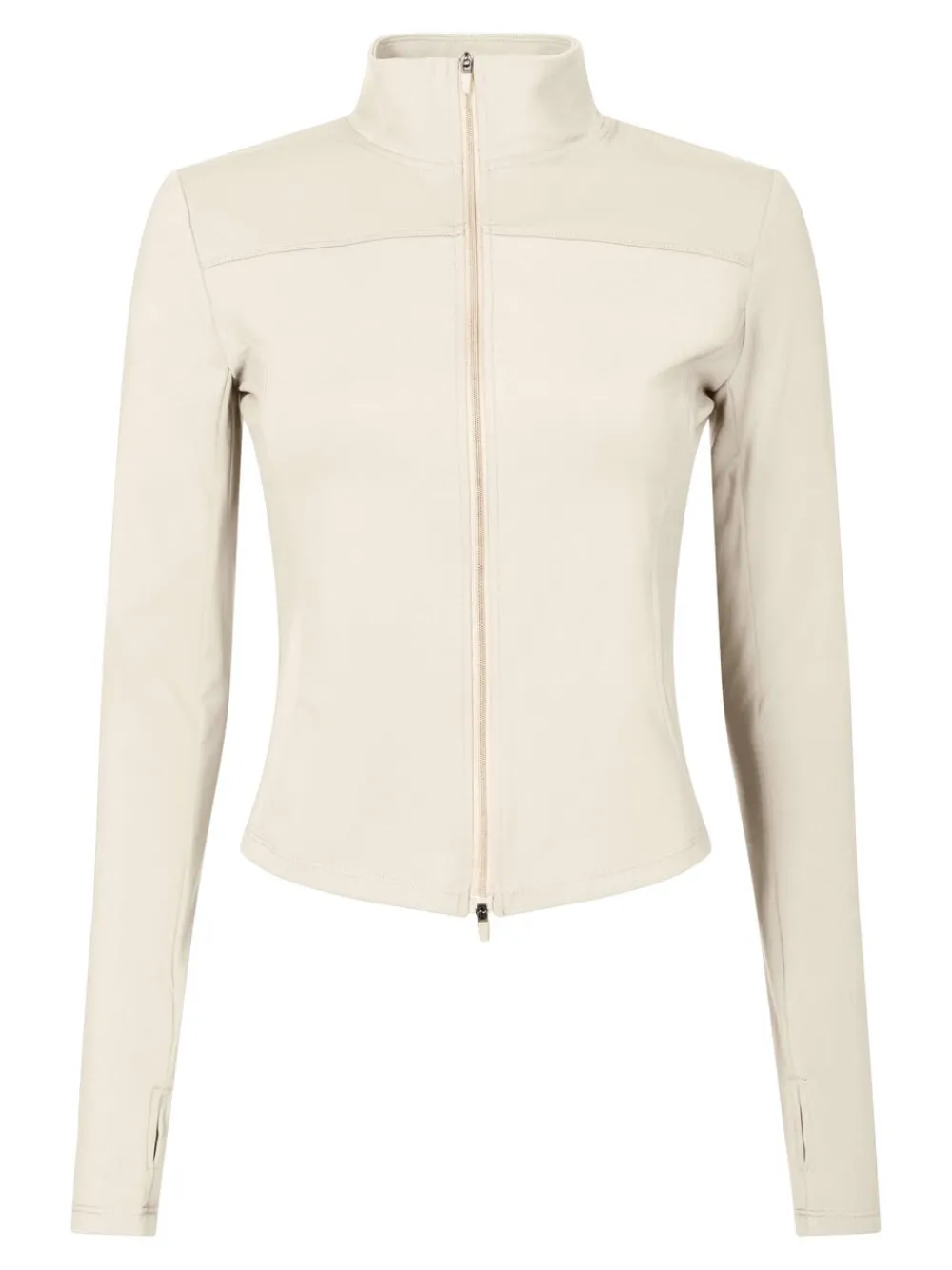 Neo Noir Nolana Zip Blouse Ivory New
