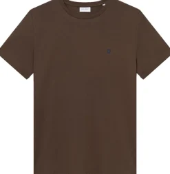 Les Deux Norregaard Contrast T-Shirt Slate brown Hot