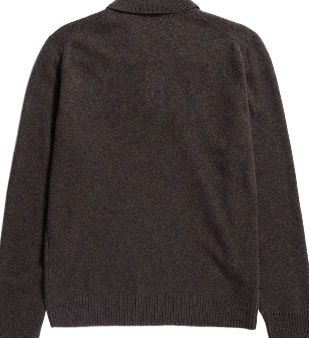 Norse Projects Norse Standard Merino Lambswool Polo Heathland brown Sale