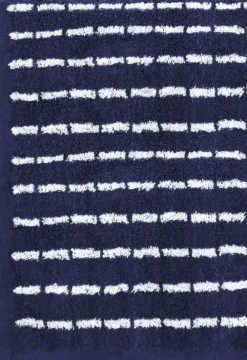 Juna Nuance Håndklæde 70x140 cm mørk blå/hvid