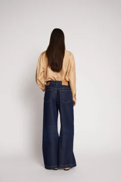 MUNTHE OBEY Tencel Jeans Indigo Outlet