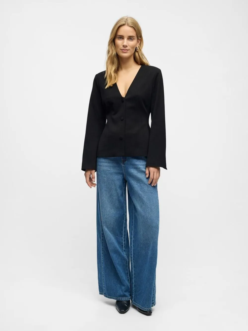 Object OBJARIA LISA L/S RE BLAZER NOOS Black Online