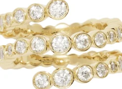 Ragbag Studio Odette Spiral Ring 18k gold plating Hot