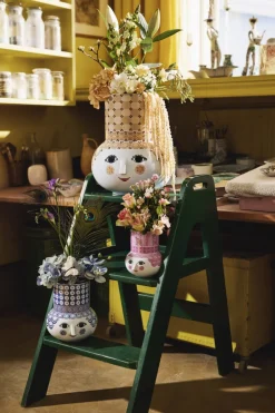 Bjørn Wiinblad Olga Vase H20 cm blå