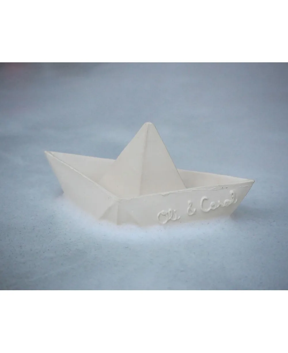 Børn Oli & Carol - Origami Båd - Hvid