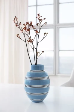 Kähler Omaggio Nuovo Vase H30 mellem blå Clearance