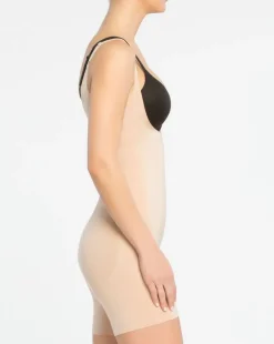 OnCore Open-Bust Mid-Thigh Bodysuit><noscript><img width=