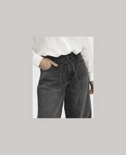 ONLY ONLGIANNA MW STRAIGHT DOT980 DNM Washed black Online