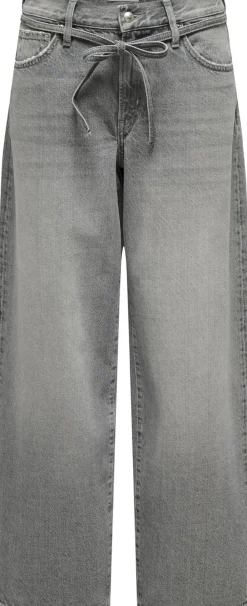 ONLY ONLGIANNA MW STRAIGHT JEANS DOT757 Medium grey denim Hot