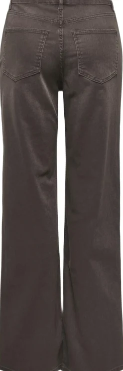 Dame ONLY ONLJUICY HW WIDE LEG BROWN DOT DNM