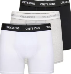 ONSBASIC SOLID BOXER 3PACK NOOS>Only & Sons Sale
