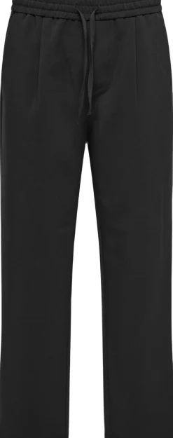 Only & Sons ONSWILL 0292 LOOSE STRING PANT Jet black