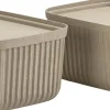 Opbevaringsboks Pulp 32 x 23 cm 2 stk. Natural Brown>Zone Outlet