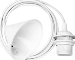 UMAGE Ophæng Hvid tekstilledning Ã 11cm, L: 2,1m Clearance